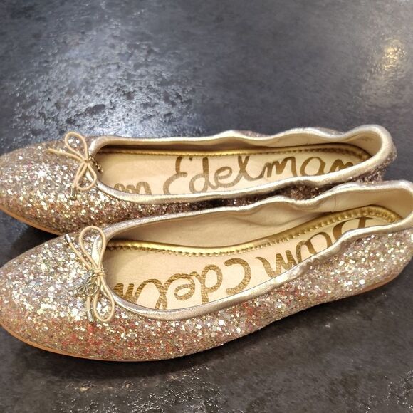 Sam Edelman Sparkling Glitter Flats - Picture 5 of 6